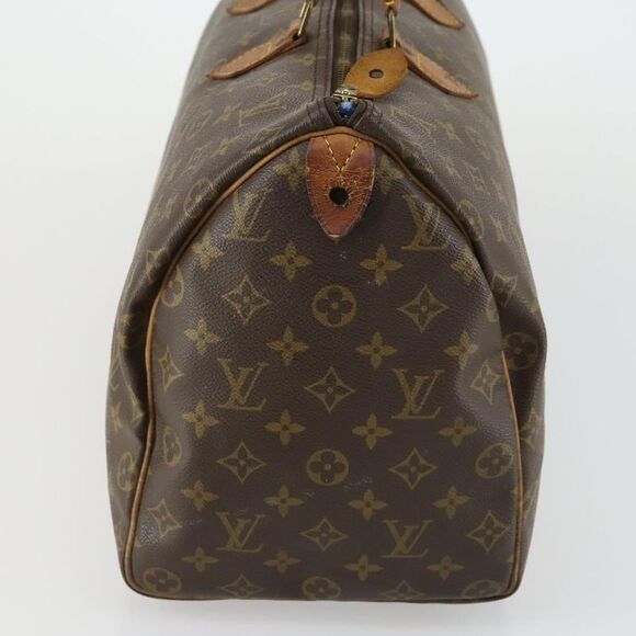 Louis Vuitton Speedy Handbag Monogram Canvas Brown Canvas Handbag (Pre-Owned) - Picture 3 of 16